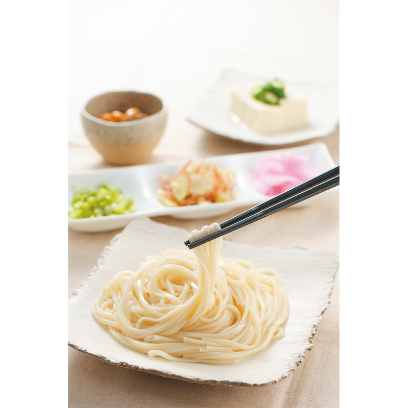 PM-107 SPSぐる麺箸(5角)21㎝ 茶