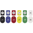 クロークチケット　２１～４０　BF-151-BU青