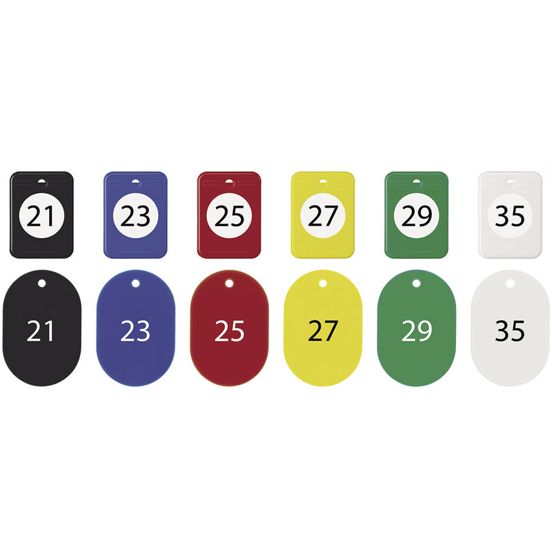 クロークチケット　２１～４０　BF-151-RD赤