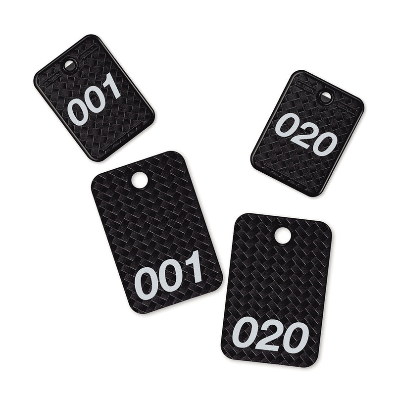 クロークチケット　001～020　BF-160-BK黒