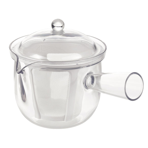 TW-3741ｸﾘｱﾃｨｰﾎﾟｯﾄL　ﾎﾟﾘｴｽﾃﾙﾒｯｼｭ急須ﾀｲﾌﾟ