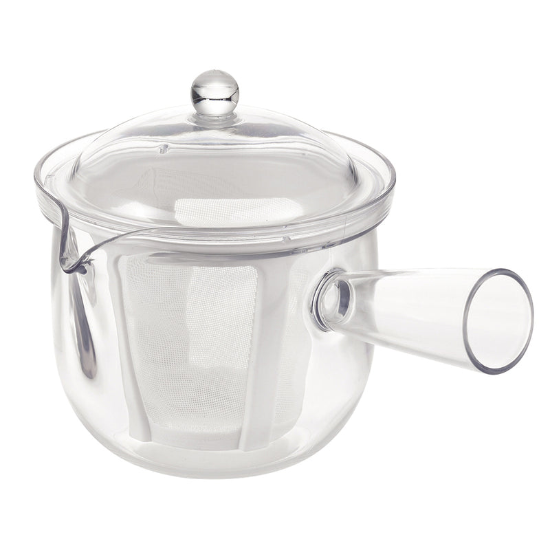 TW-3741ｸﾘｱﾃｨｰﾎﾟｯﾄL　ﾎﾟﾘｴｽﾃﾙﾒｯｼｭ急須ﾀｲﾌﾟ