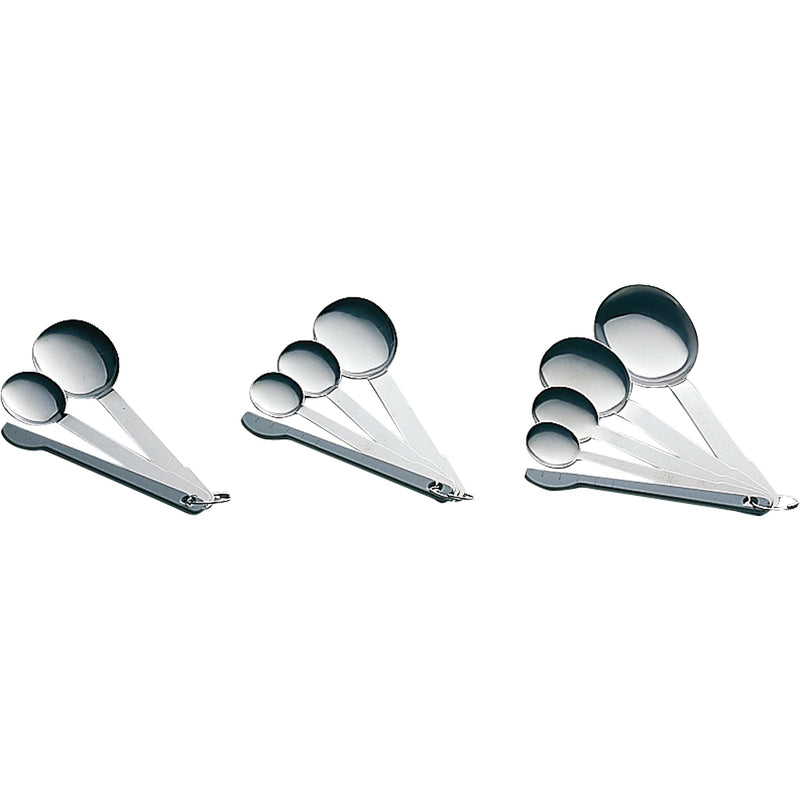 S印№173 ｽﾃﾝﾚｽ計量ｽﾌﾟｰﾝ3本組(PCﾍﾗ付)