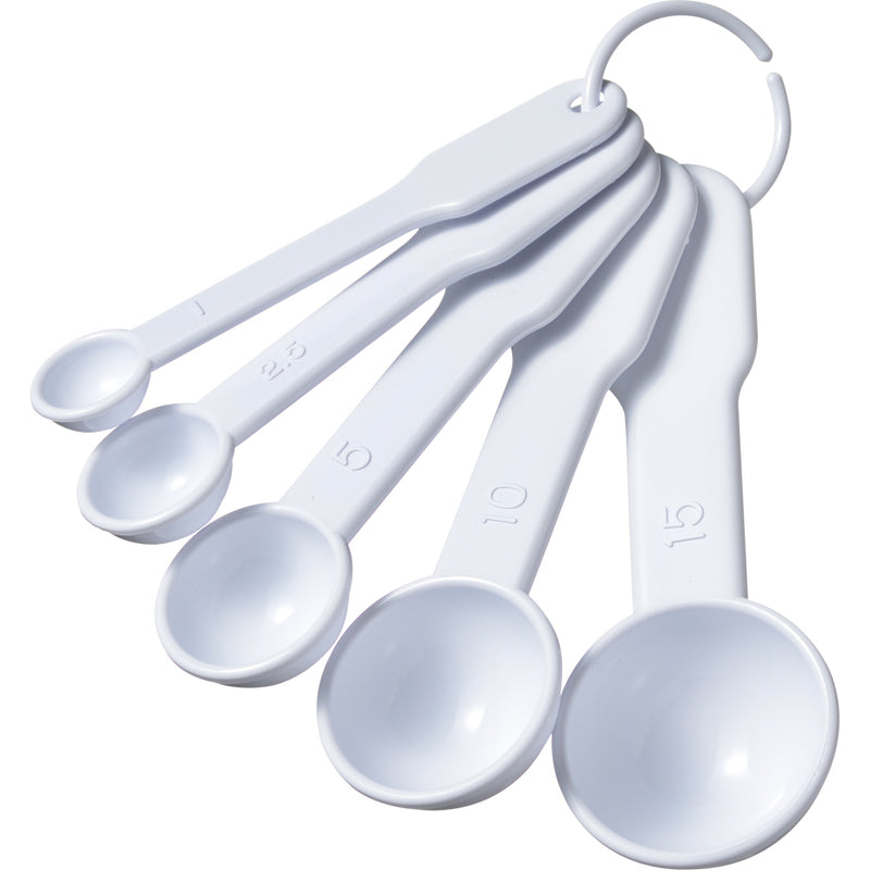 計量スプーン５pcsプラスチック0406-004