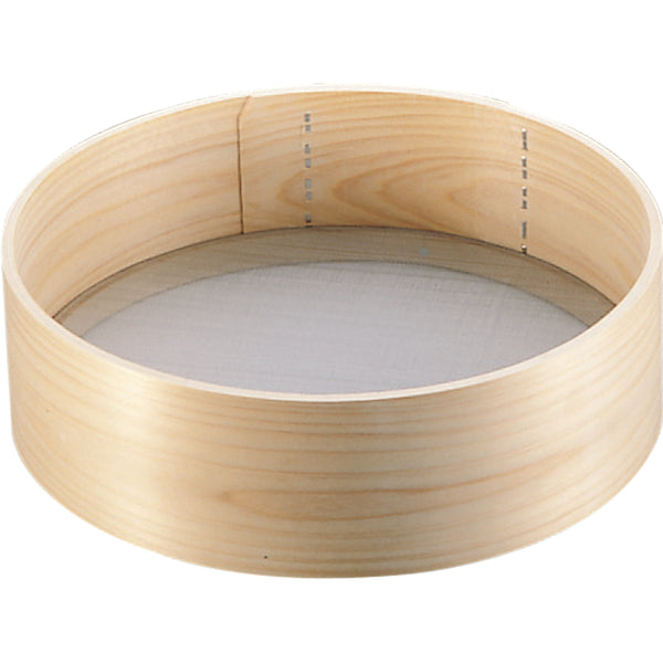 木枠ステン張粉フルイ7寸(24メッシュ)