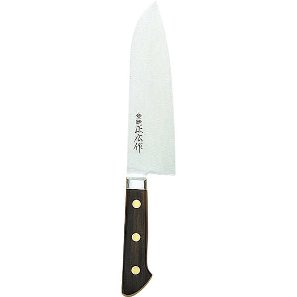 正広13023日本鋼口金付三徳庖丁175mm