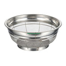 BK18-8浅型ｻﾞﾙ荒目ｶﾗｰﾊﾞｰ付40㎝ｸﾞﾘｰﾝ