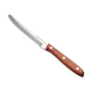 YK茶合板柄ステーキナイフ10125