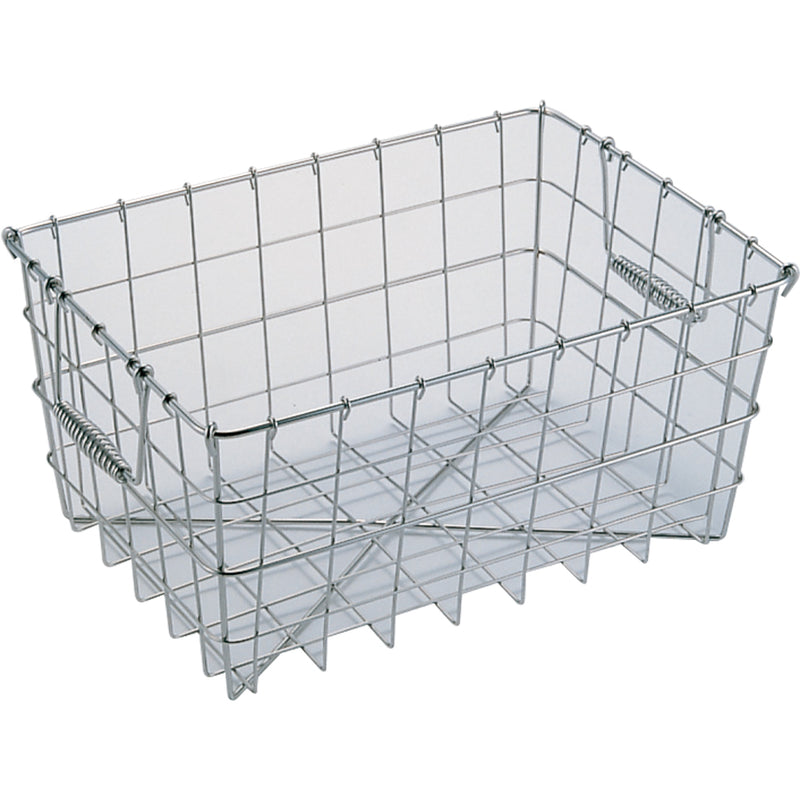 MT18-8食器篭ｺﾝﾃﾅ用 33×32×21ﾃｰﾊﾟｰ付