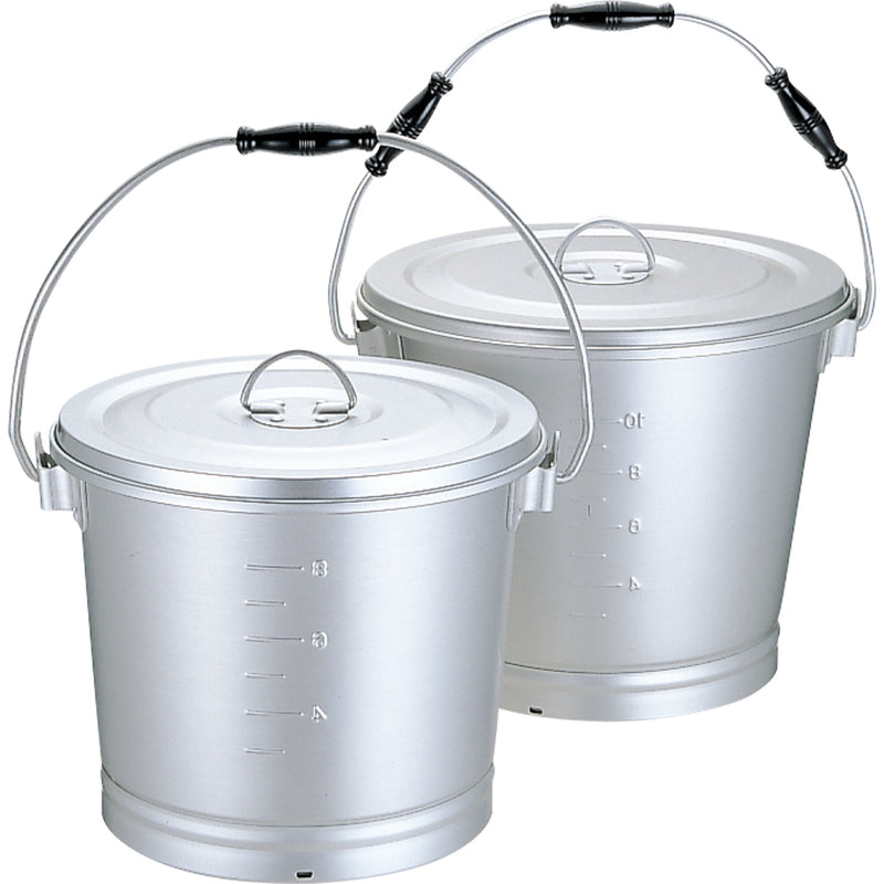 アルミ一重汁食缶１２Ｌ(にぎり1ヶ付)