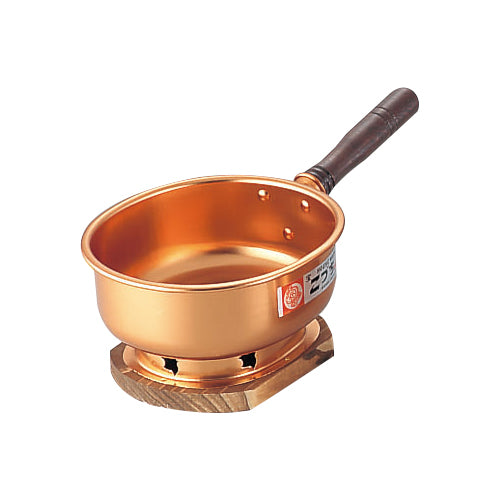 アルミ木柄台付十能