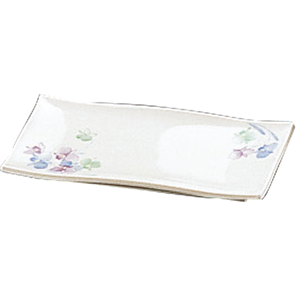 VO-16 メラミン｢すみれ｣ 角皿(中)