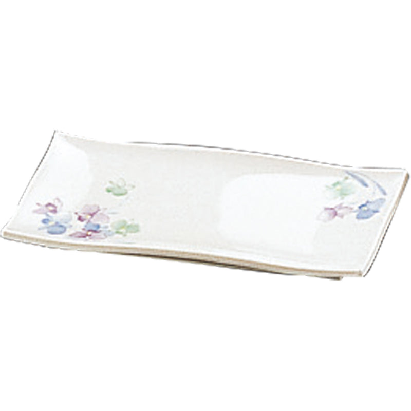 VO-16 メラミン｢すみれ｣ 角皿(中)