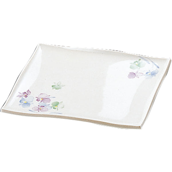 VO-28 メラミン｢すみれ｣ 角盛皿