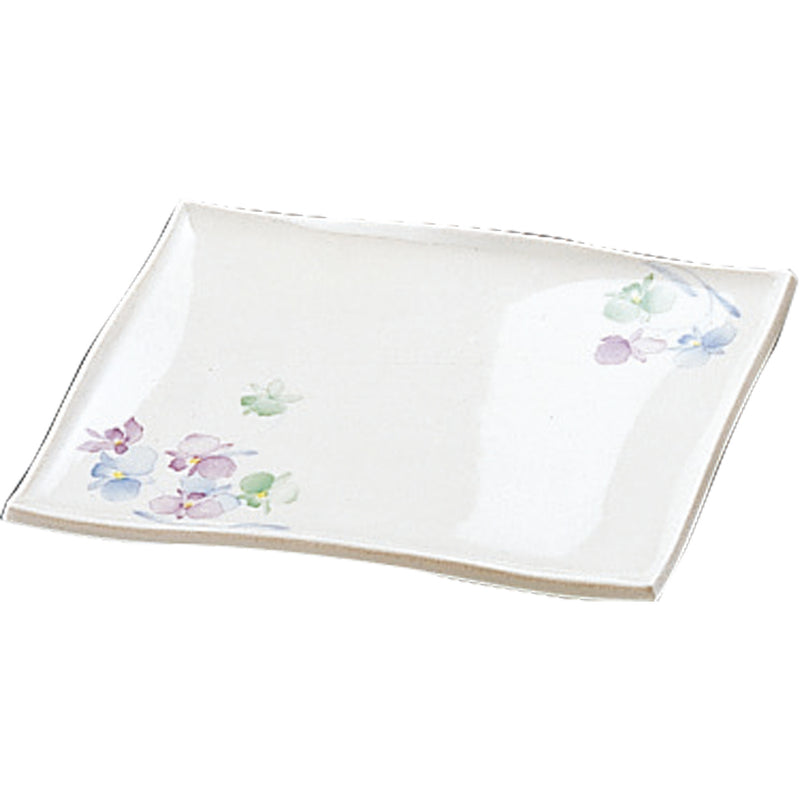 VO-28 メラミン｢すみれ｣ 角盛皿