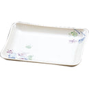 VO-29 メラミン｢すみれ｣ 角皿(大)切立