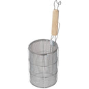 木柄スパゲティーてぼ大15*H23cm30202