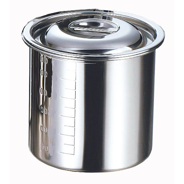 AG18-8目盛付寸胴鍋１０cm手無