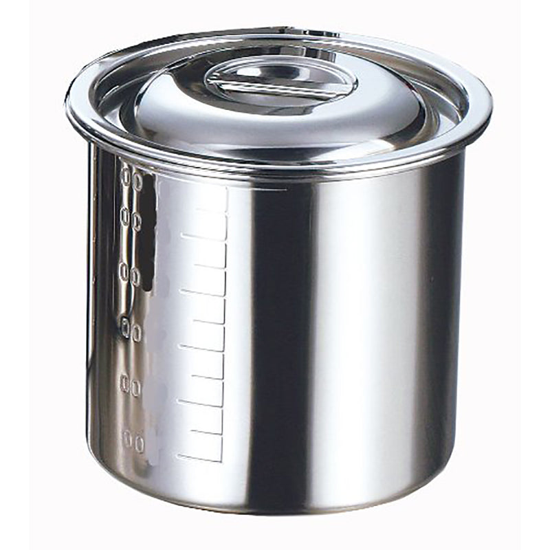 AG18-8目盛付寸胴鍋１０cm手無