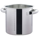 AG18-8目盛付寸胴鍋２７cm　蓋なし