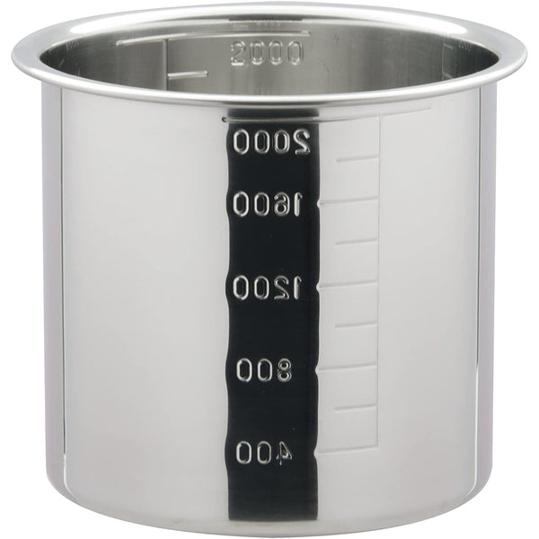 AGﾓﾘﾌﾞﾃﾞﾝ目盛付寸胴鍋本体のみ14cm