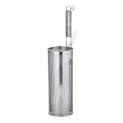 UK18-8ﾊﾟｲﾌﾟ柄ﾊﾟﾝﾁﾝｸﾞ ｽﾊﾟｹﾞﾃｨてぼ深型