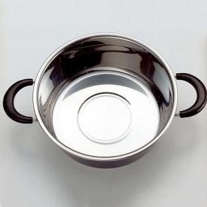ステンレス外輪鍋(大)電磁対応30cm5457