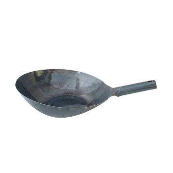 鉄打出底平返し片手鍋30cm板厚1.6mm