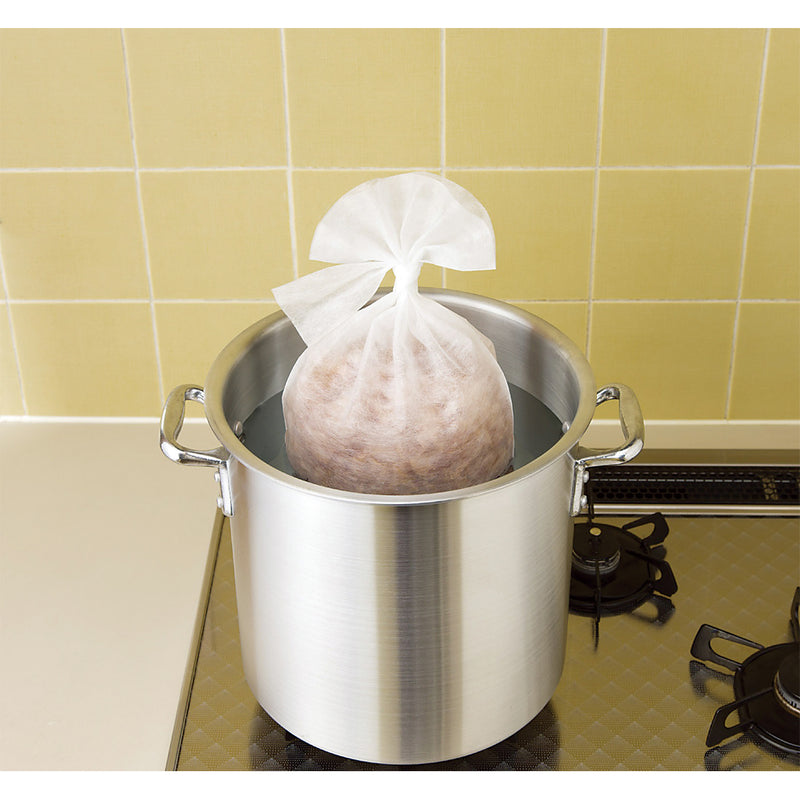 不織布ダシ取り袋(紐付)特小180*300(100枚)