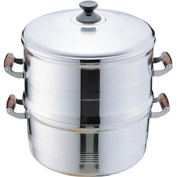 長生セイロ竹スノコ付一重３３cm