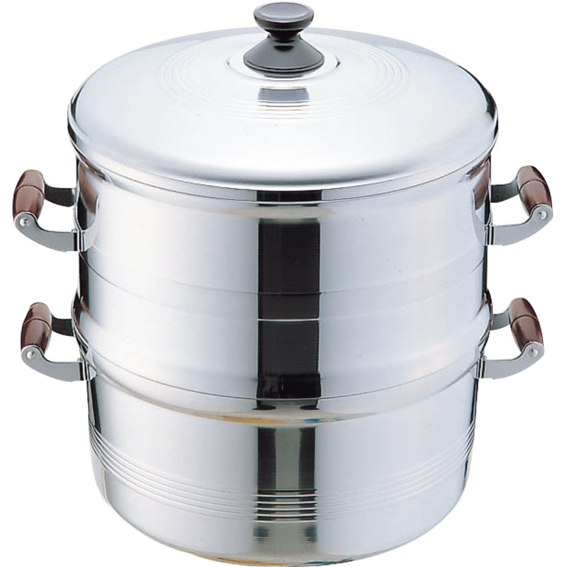 長生セイロ竹スノコ付一重３３cm