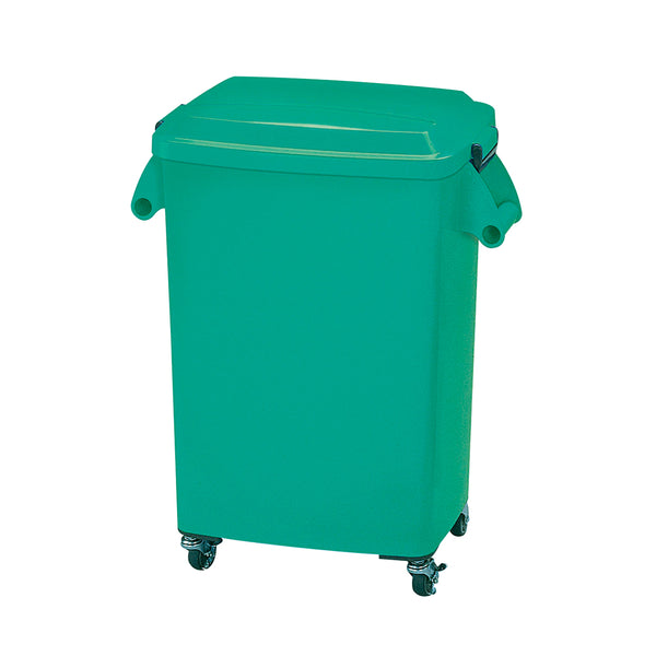 厨房ペール(キャスター付)CK-70ｸﾞﾘｰﾝ