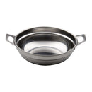 A)18-0ちり鍋１人用 本体丈(２ヶ穴)