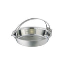 SW Nbｽﾃﾝﾚｽちり鍋(ﾂﾙ付･蓋無)33cm(尺)