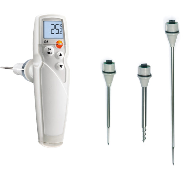 testo105食品中心温度計+標準ﾌﾟﾛｰﾌﾟ