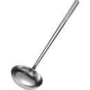 ｵｰﾙｽﾃﾝﾚｽ ﾌﾞﾗｽﾄ加工 楕円中華お玉