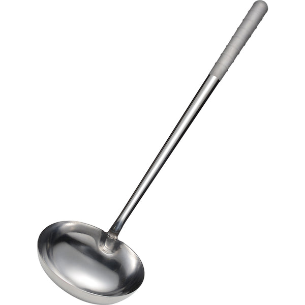 ｵｰﾙｽﾃﾝﾚｽ ﾌﾞﾗｽﾄ加工 楕円中華お玉