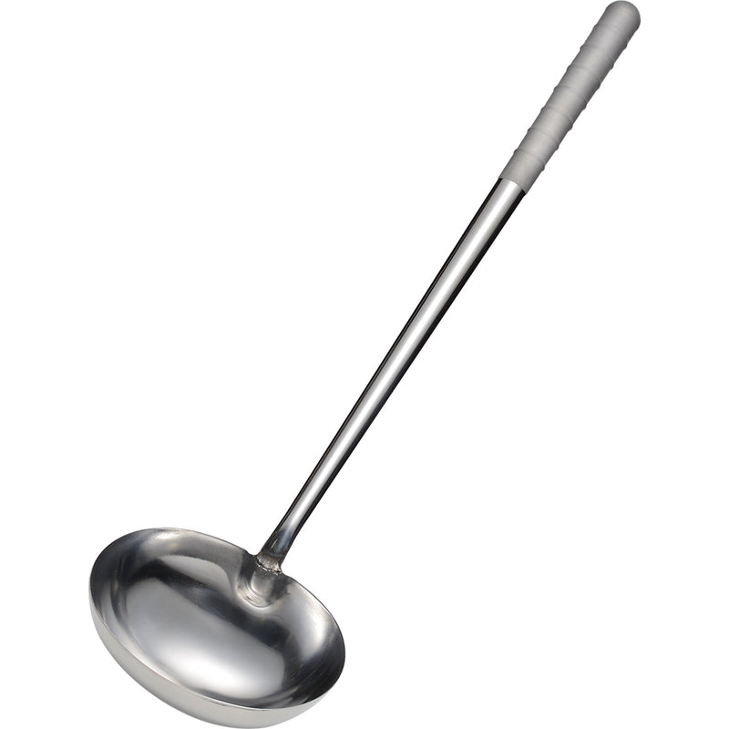 ｵｰﾙｽﾃﾝﾚｽ ﾌﾞﾗｽﾄ加工 楕円中華お玉