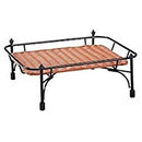 抗菌樹脂 積み重ねｽﾀﾝﾄﾞ角(ﾌﾞﾗｳﾝ) 低