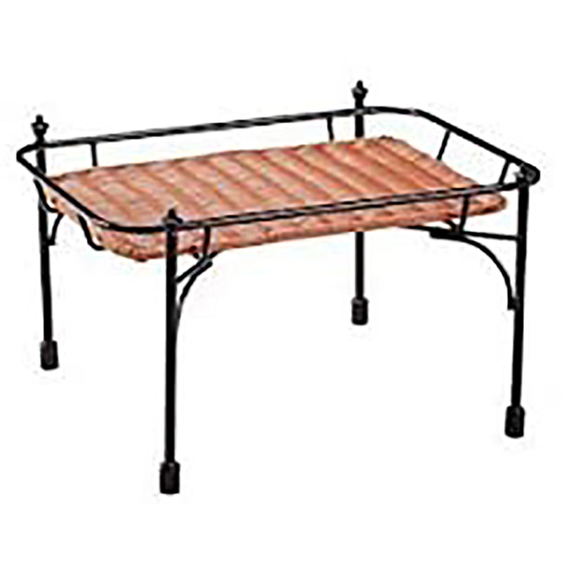 抗菌樹脂 積み重ねｽﾀﾝﾄﾞ角(ﾌﾞﾗｳﾝ) 高