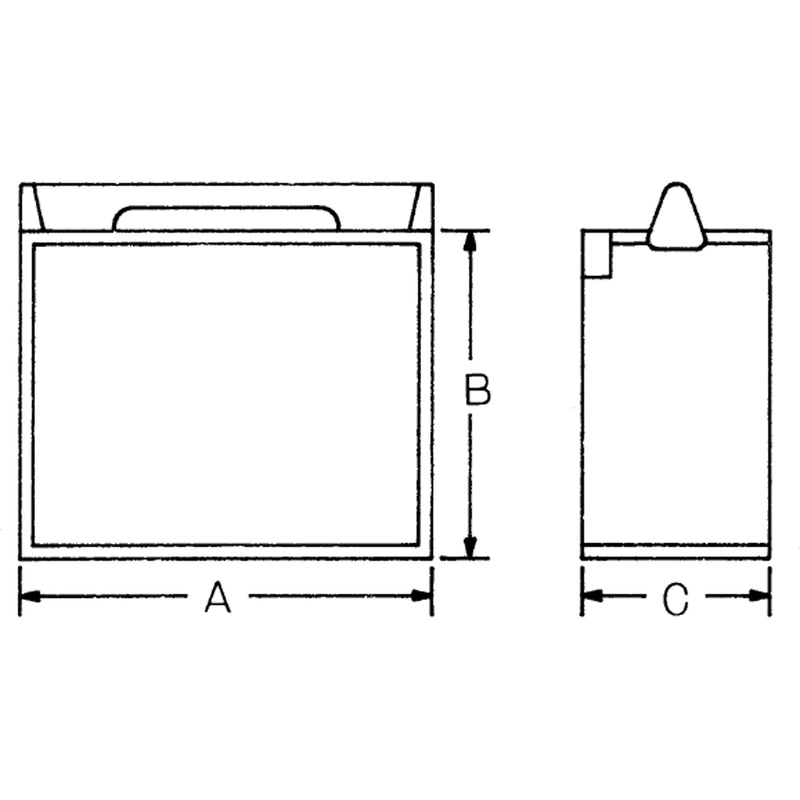 アルミ出前箱 縦型 5ヶ入