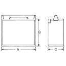 アルミ出前箱 横型 4ヶ入