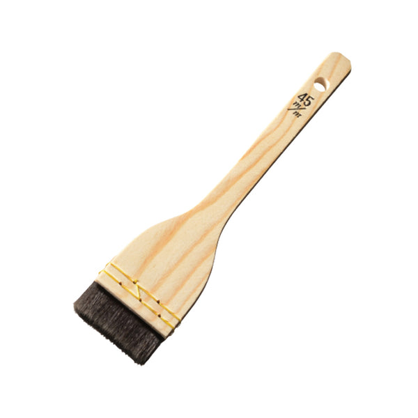 煮切用テリ刷毛ナイロンこげ茶４５㎜