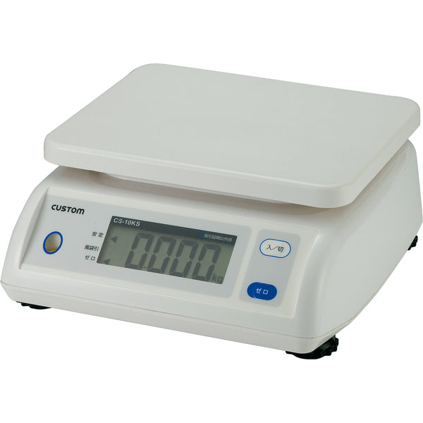 ｶｽﾀﾑﾃﾞｼﾞﾀﾙ防滴はかり10㎏CS-10KS