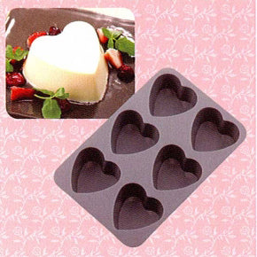 ドルチェ シリコン ハート型 6ヶ取