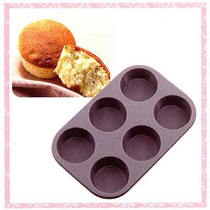 ドルチェ シリコン マフィン型 6ヶ取