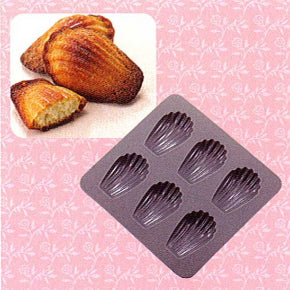 ドルチェ シリコン マドレーヌ型 6ヶ取