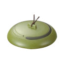 MTI10-555丸陶板焼φ18㎝ うぐいすの蓋