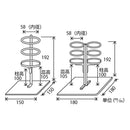 18-8IKD抗菌ｽｰﾊﾟｰﾄﾝｸﾞ･箸ﾎﾙﾀﾞｰｼﾝｸﾞﾙ