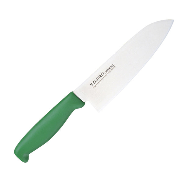 F-242G TOJIROｶﾗｰ 三徳 170mm ｸﾞﾘｰﾝ